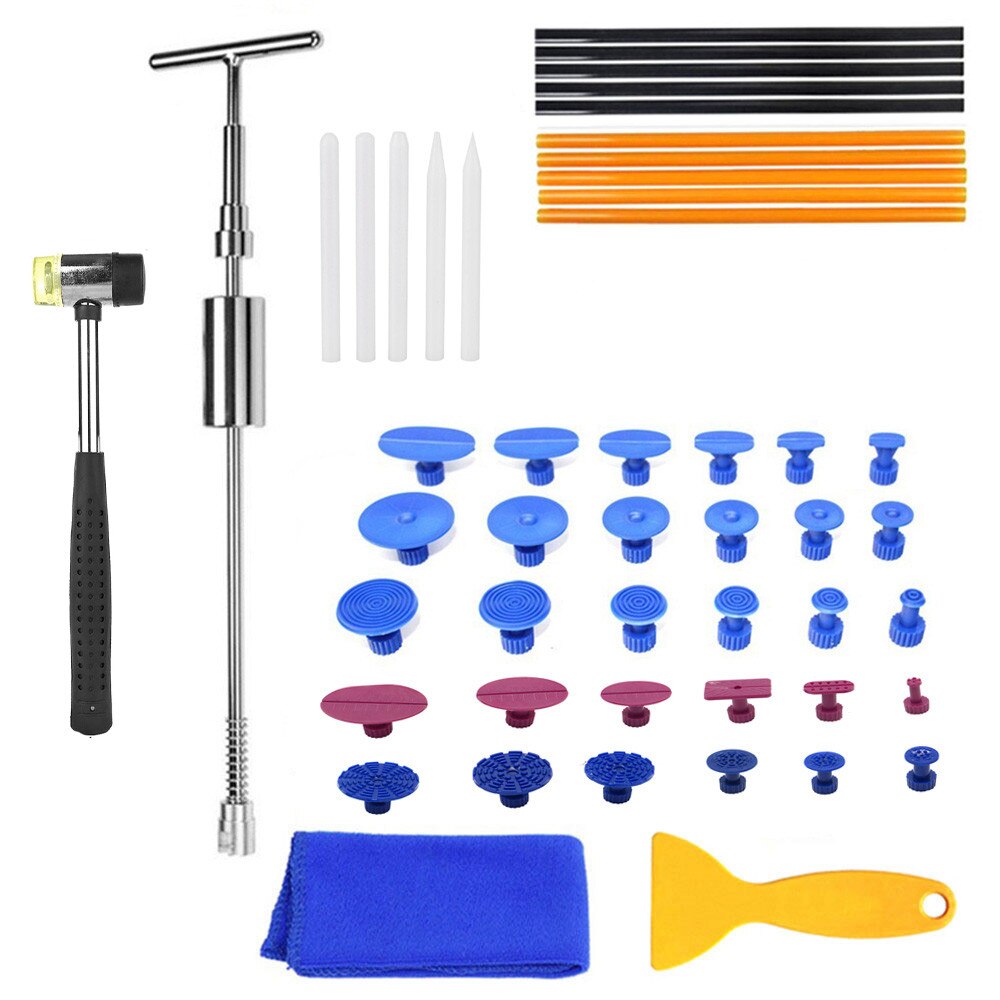 pdr tools car dent repair kit Dent Removal Paintless Dent Repair Tools Dent Puller reverse /Slide Hammer repair hammer tap down: package2