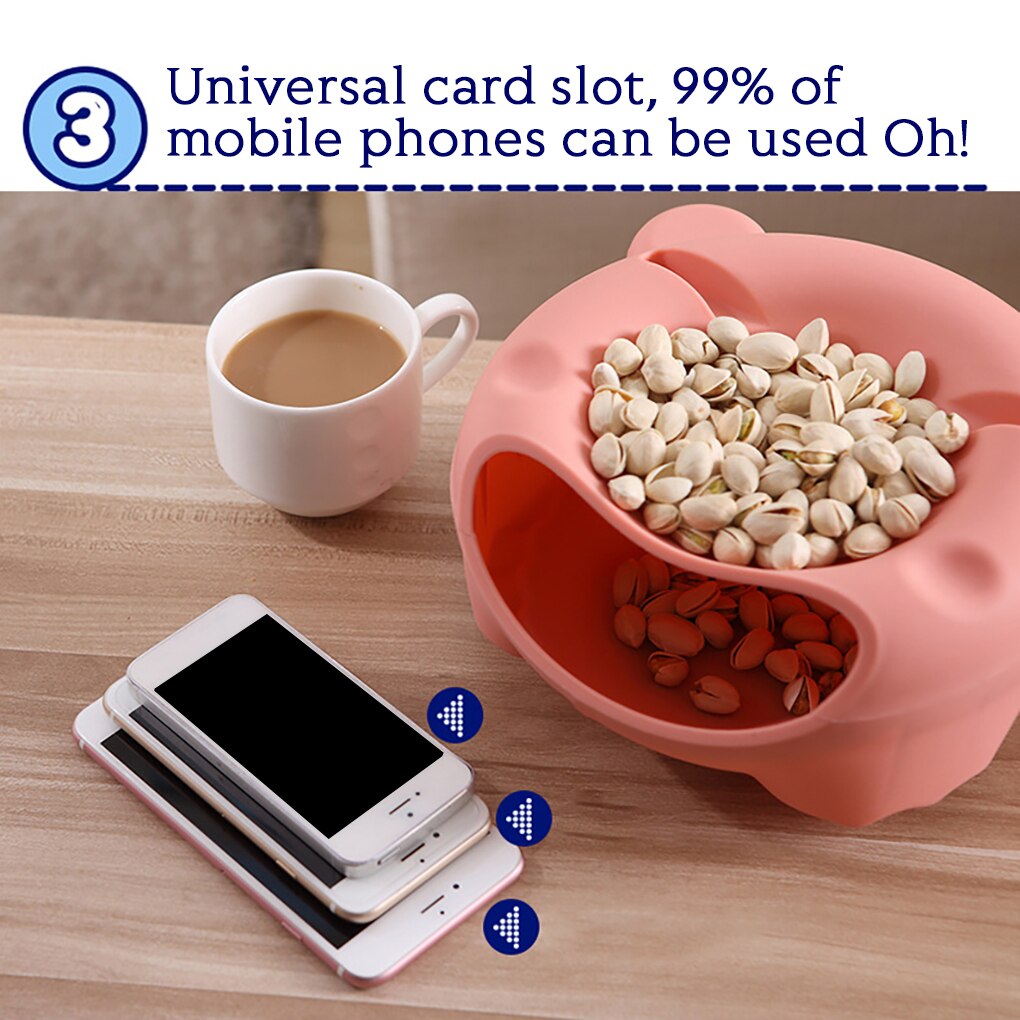 Kitchen 2 Layer Trash Can Fruit Nut Dish Bin Trash Bin Kitchen Dustbin Garbage Rubbish Bin Garbage Can Waste Bin For Kitchen