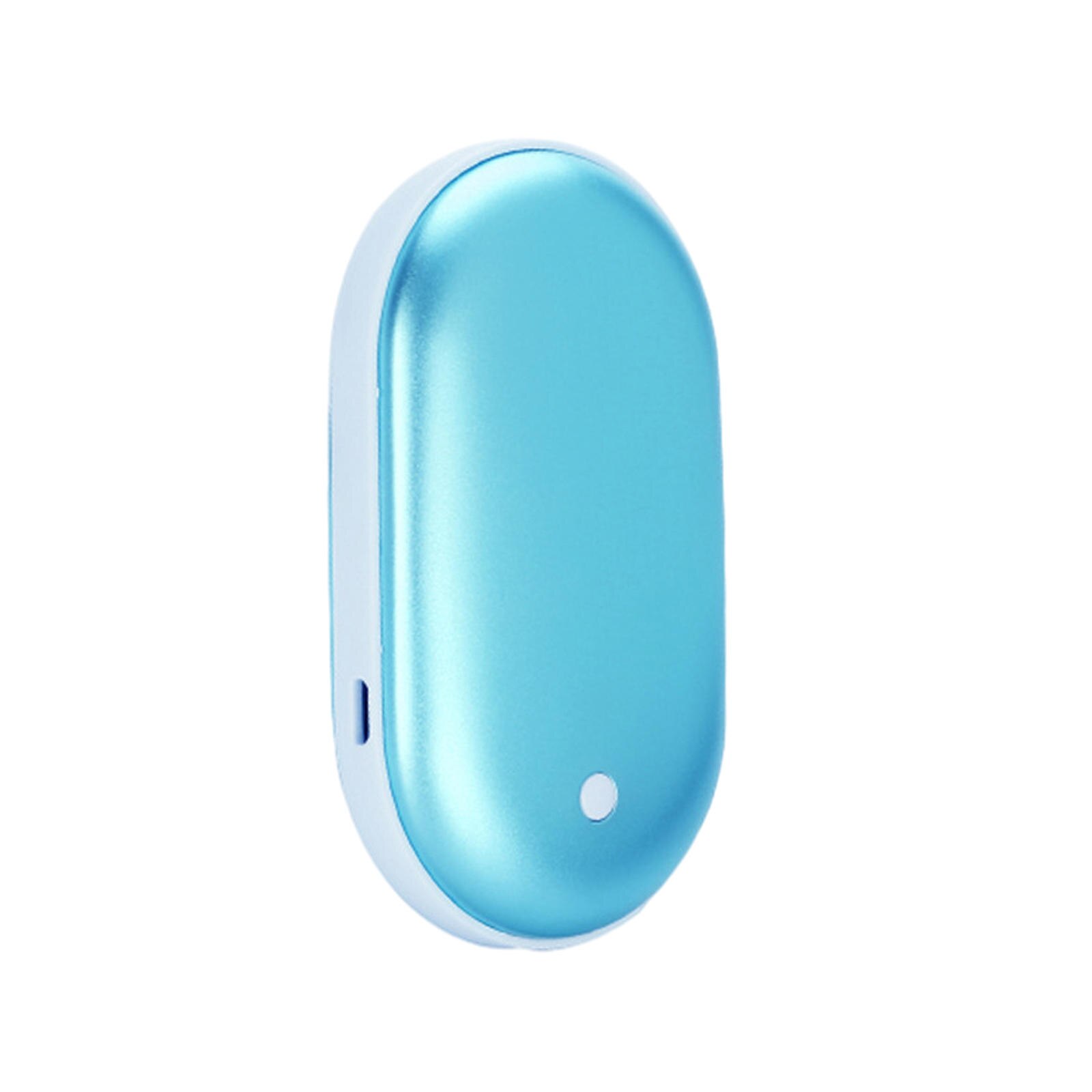Portable USB Heater Power Bank USB Charging Winter Warmer Hand Warmer Phone Charger: Blue 5200mAh
