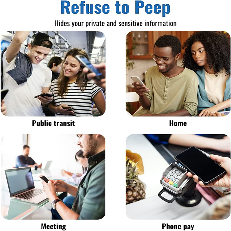 3PCS Privacy Screen Protector For iPhone 15 14 13 12 Pro Max Full Anti-Spy Glass 11 XS XR 7 8Plus Private