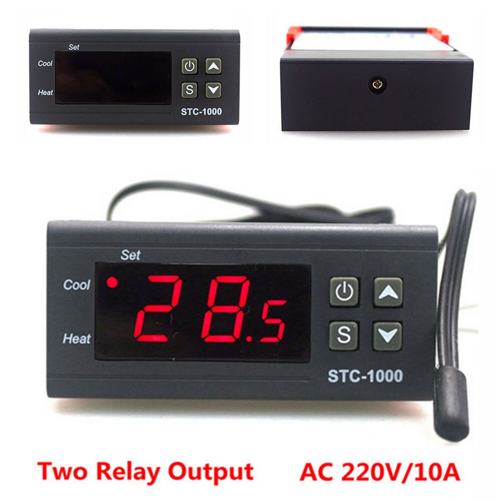 Industrial Durable Water Tank Accurate Electric Home Easy Operation Aquarium Thermostat With Sensor Temperature Controller