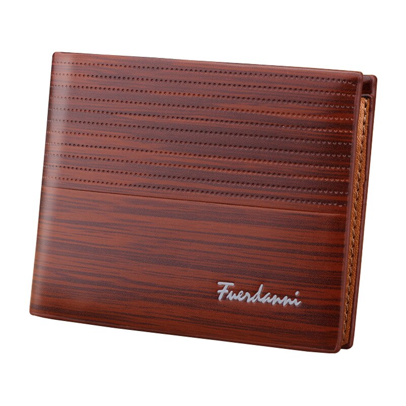 small wallets men wallets short men's wallet leather guarantee purse for male coin purse rifd wallet cartera hombre: Brown