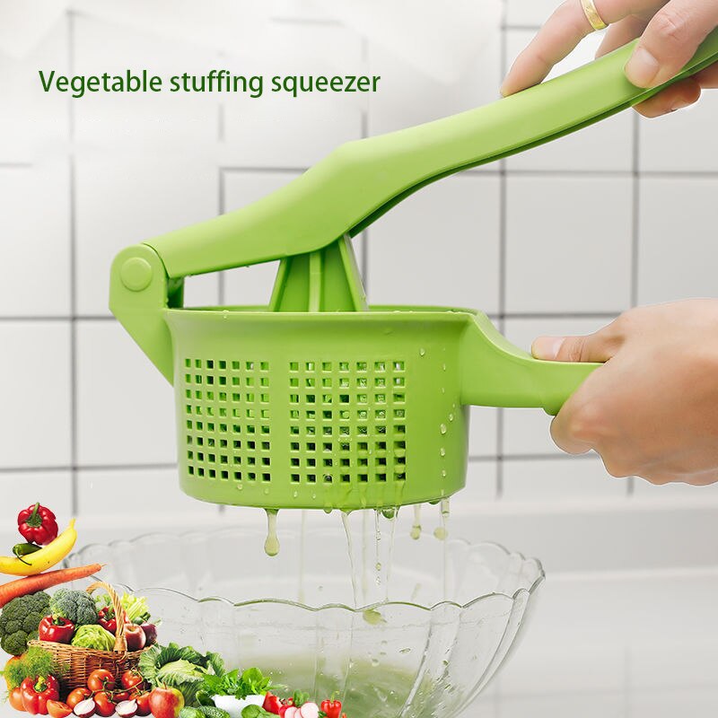 Hand Press Vegetable Squeezer Dumpling Stuffing Dehydrator Fruit Squeezer Water Remover Extruder Kitchen Accessories Gadget