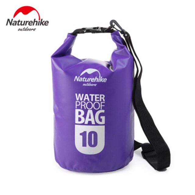Naturehike-bolsa seca impermeable de 5L, 10l, 15l, 20 litros, bolsa seca con correa para el hombro, para playa, natación, kayak, acampada