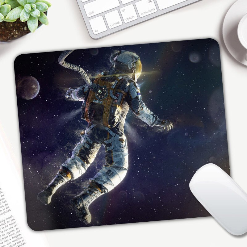 Sell Well Astronaut Pattern Small Size Pc Tablet Gamer Computer Laptop Mouse Pad Decorate Your Desk