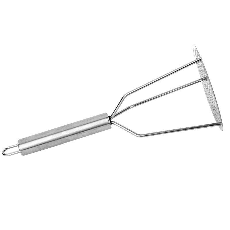 Potato Masher Zonda Stainless Steel Smooth Mashed Pusher|Manual French Fry Cutters