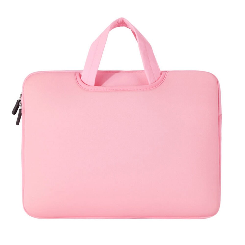 11 13 14 15 15.6 inch Laptop Bag Computer Sleeve Case Handbags Dual Zipper Shockproof Cover For Laptop MacBook Air Pro Retina: pink / 11 inch