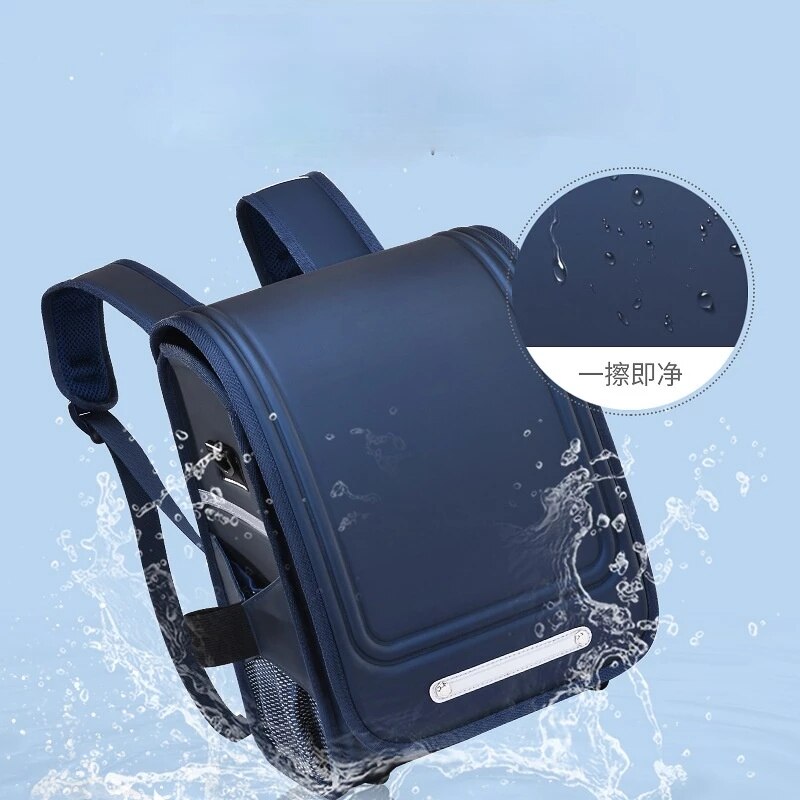 Japanese Randoseru Large Capacity Primary School Backpacks Children Waterproof Orthopedic Schoolbags for kid Girls Boys book bag