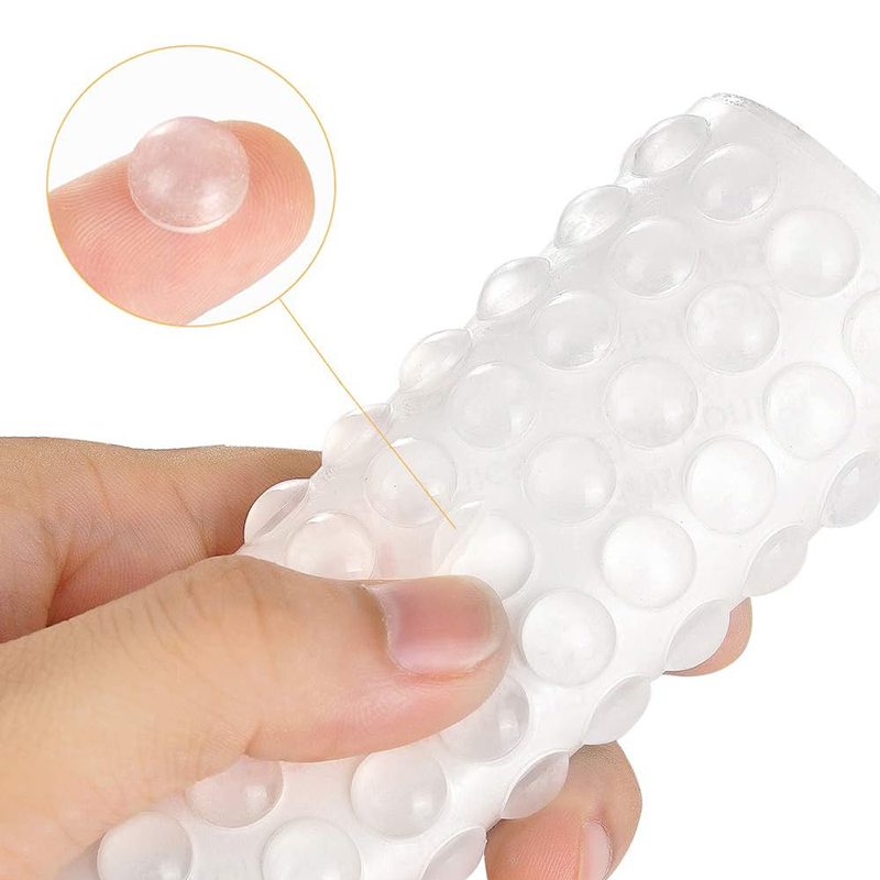 100~10PCS Door Stops Self adhesive Silicone Rubber Pads Cabinet Bumpers Rubber Damper Buffer Cushion Furniture Hardware