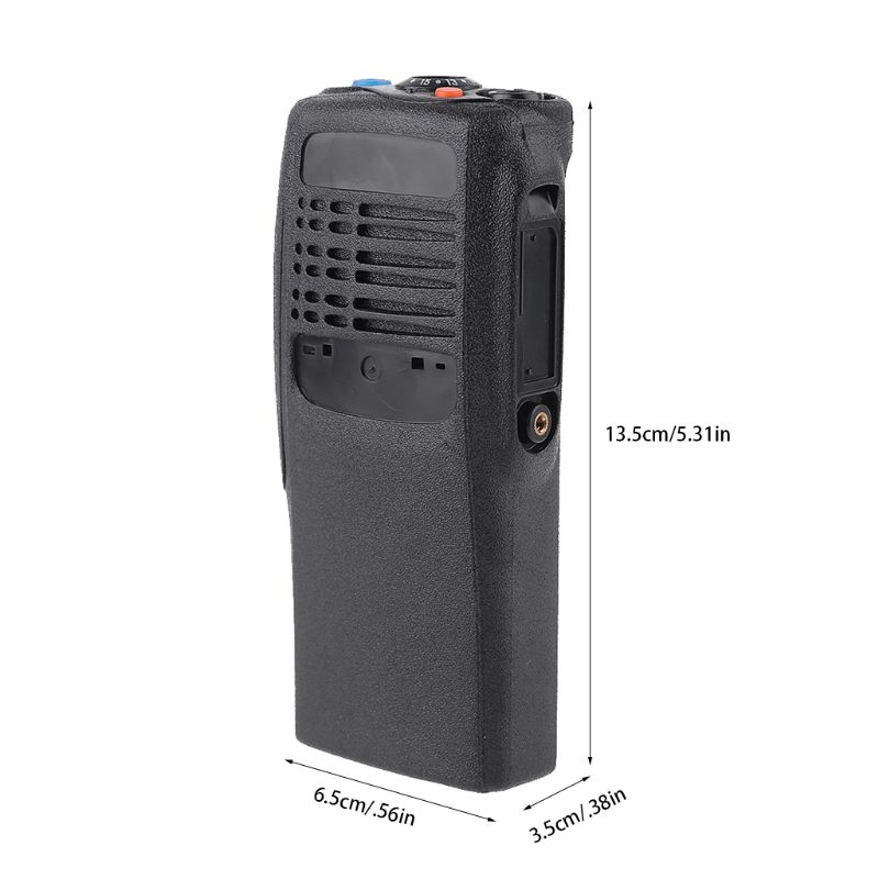 Boîtier noir couvercle avant coque Surface cache-poussière pour Motorola GP328 PRO5150 GP340 accessoires Radio
