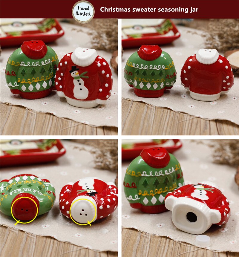 Kruiden Spice Opbergdoos Kruiderij Flessen Shaker Potten Organizer Bbq Koken Kruid Keuken Accessoires Trui Kerst Stijl