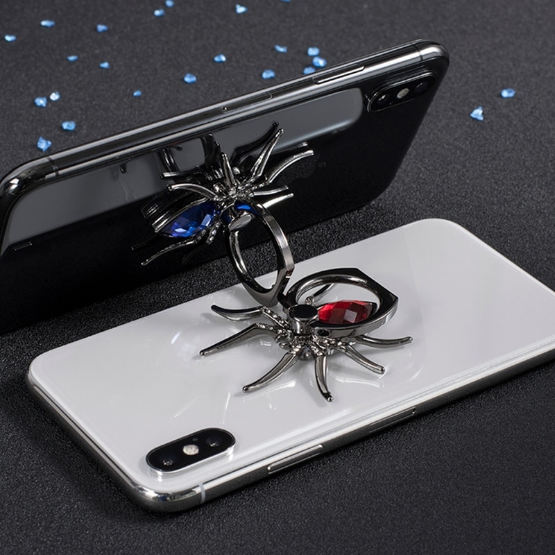 Suporte de dedo para celular, suporte de metal para celular com rotação 360 para samsung s10 e iphone x, 1 peça acessórios do telefone