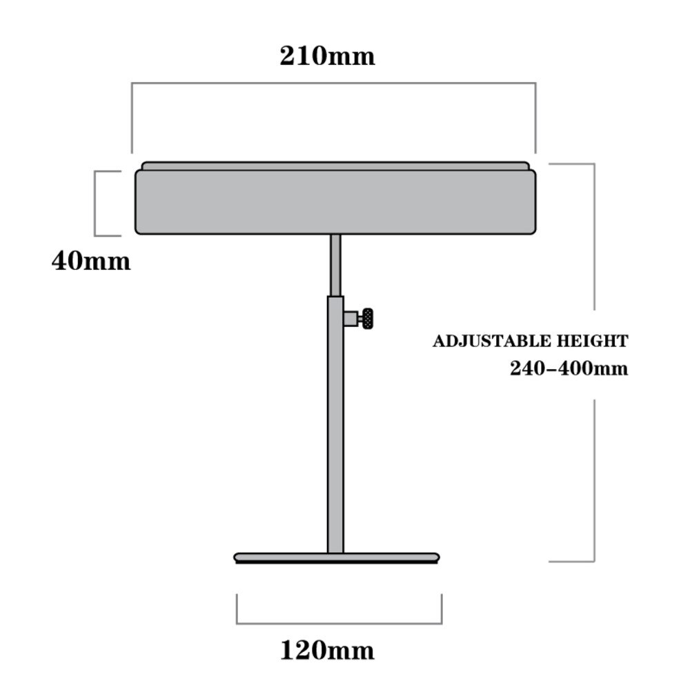 Adjustable Menu Display Stand Kt Board Double-sided Display Holder for A4 Pop Poster Modern Desktop Hb34