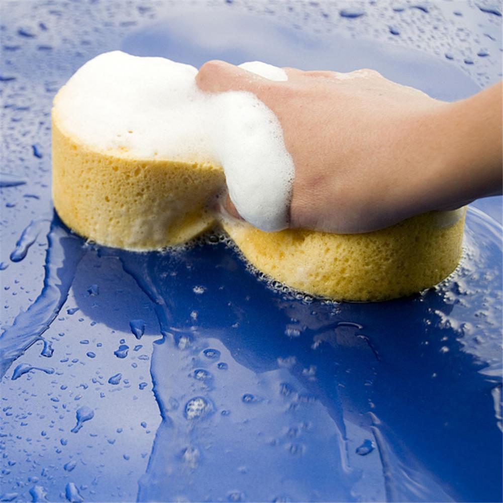 1PC Car Wash Sponge 3 Sizes Yellow Sponge For Choice Easy Grip To Wash Car Automobile Bicycle Motorcycle Boat And Home