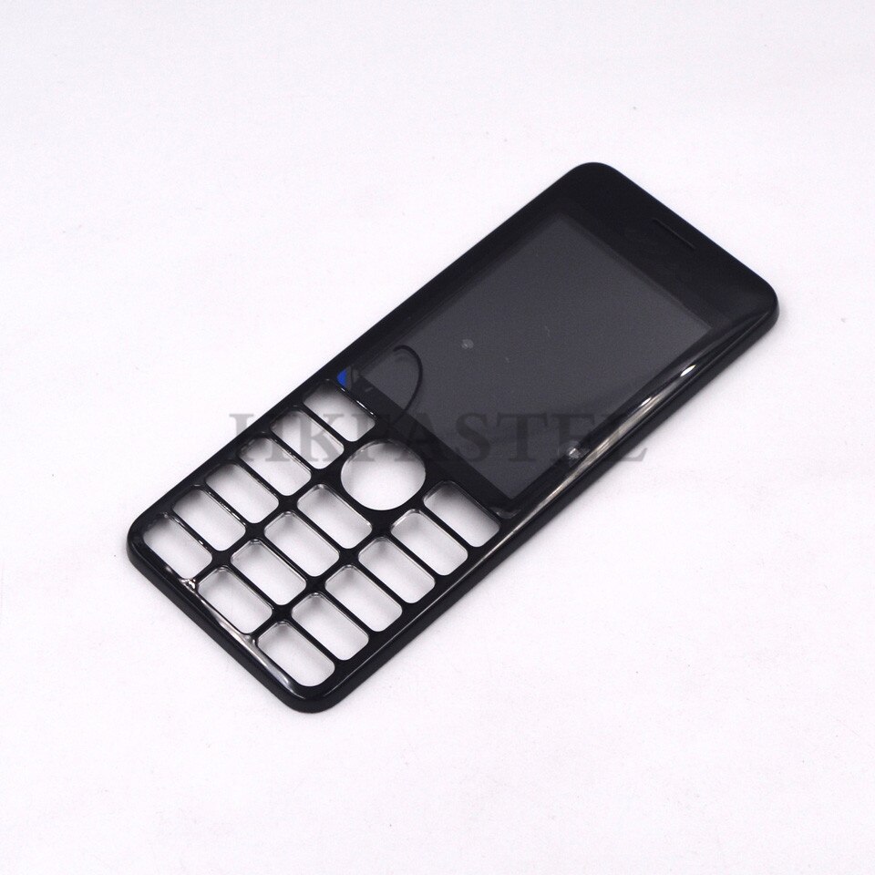 For Nokia 206 Mobile phone Front face Housing with Tool For 206 Dual Sim RM-872 Back battery door cover: Black Color Tool