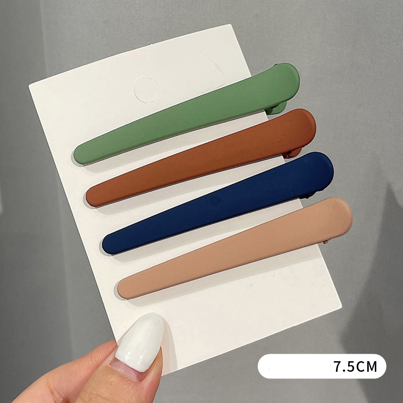 4 st/set skönhetssalong hårnål styling frisör sminkverktyg anka & #39 ;s näbbklämma hårklämmor för kvinnor tjej huvudbonader: 03