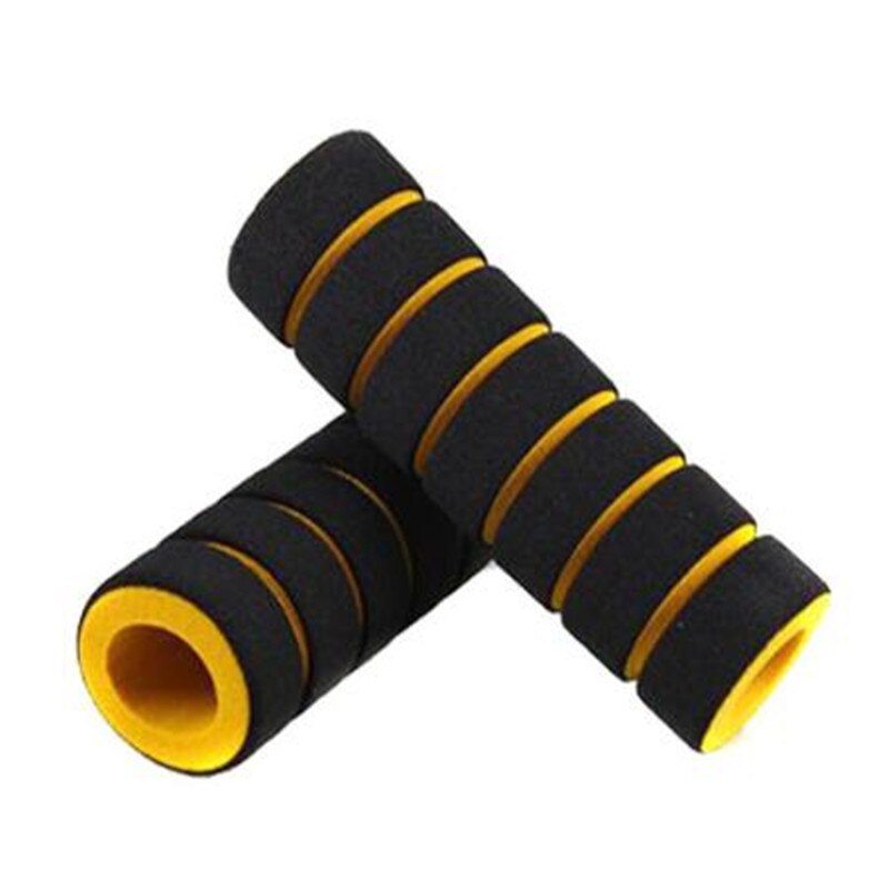 Puños de espuma de silicona para manillar de bicicleta, accesorio para bici de montaña, de alta densidad, ultraligero, antideslizante