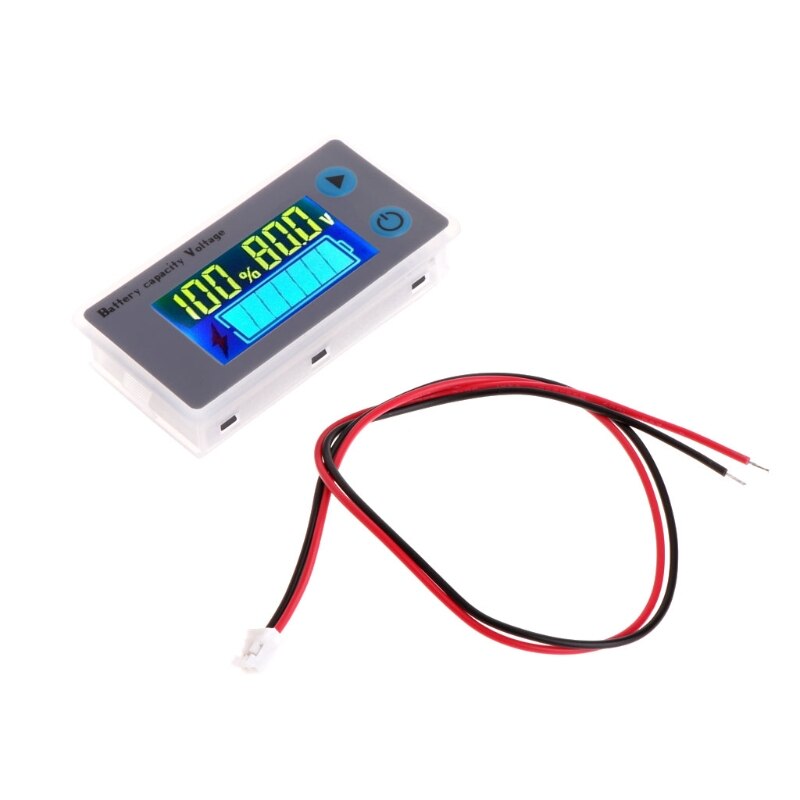 10-100V Universele Batterij Capaciteit Voltmeter Tester Lcd Auto Lood-zuur Indicator