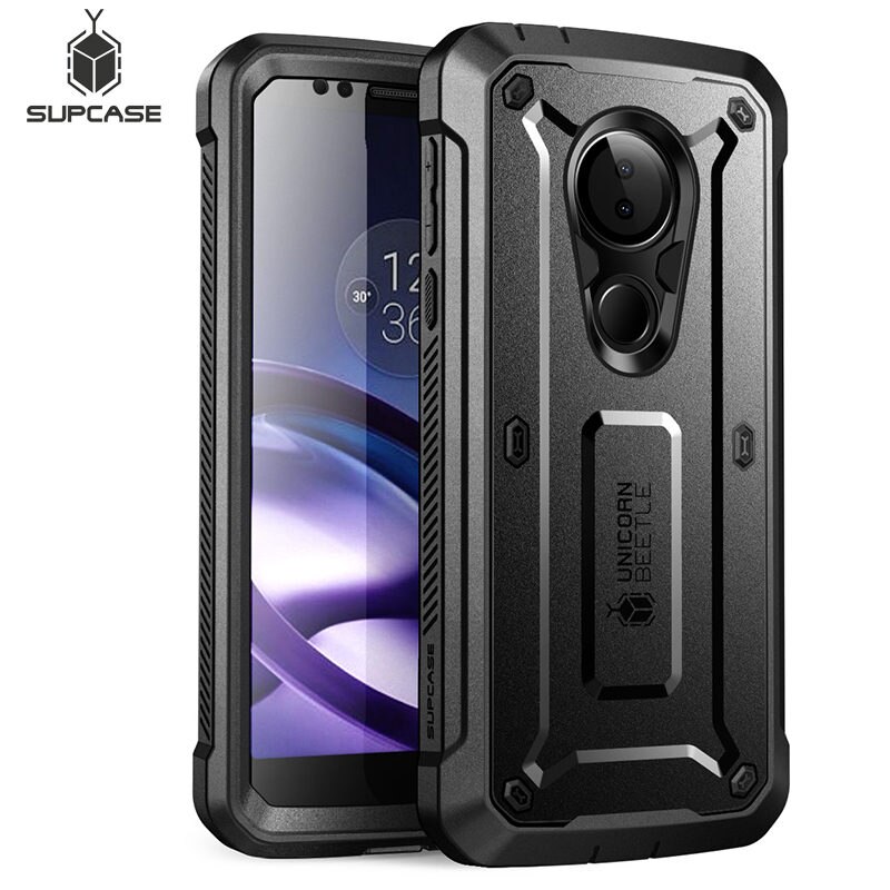 Case For Moto G6Play SUPCASE UB Pro Full-Body Rugged Holster Cover with Built-in Screen Protector For Moto G6 Play Case