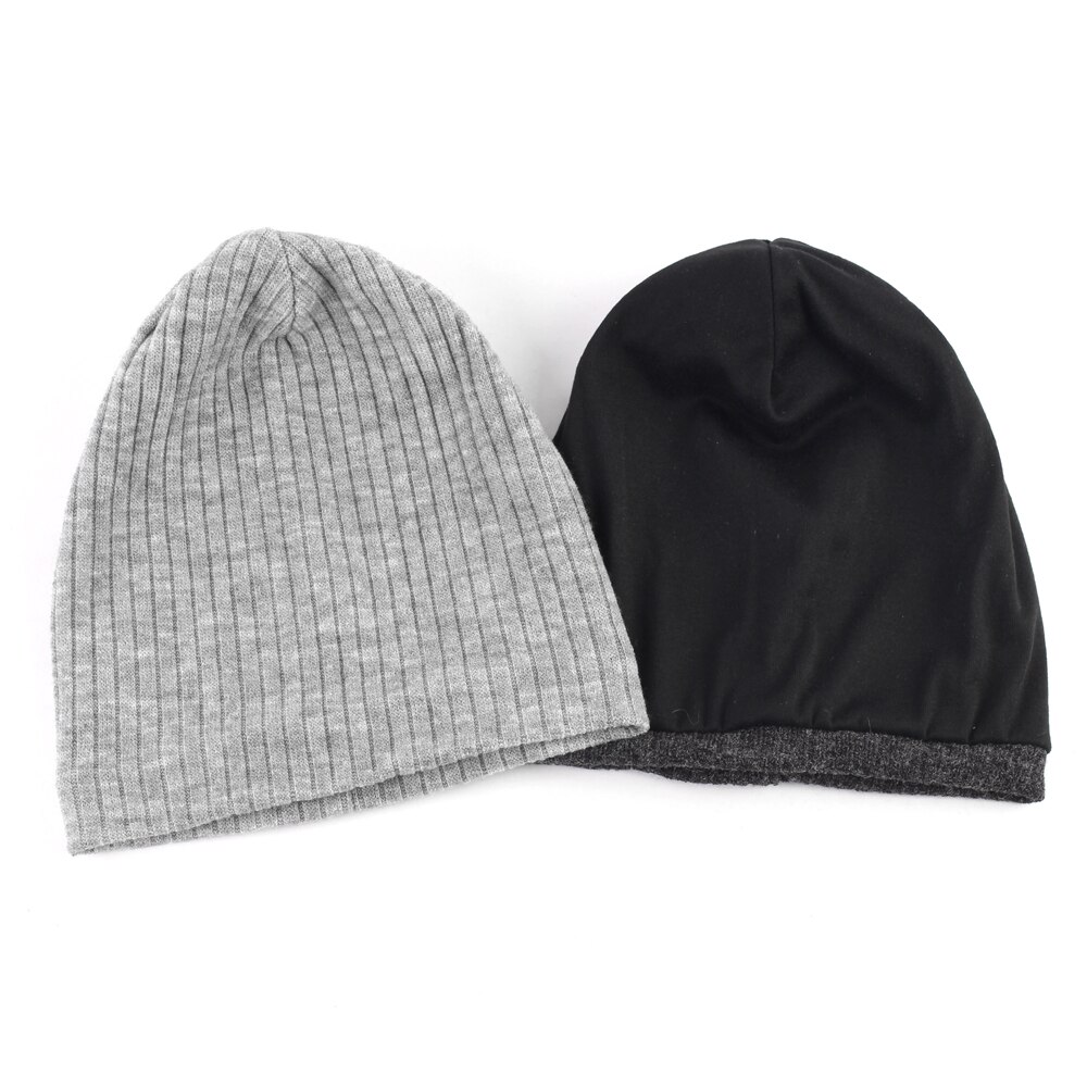 Geebro damska prążkowana czapka typu czapka bez daszka zimowa jednobarwna bawełna Slouchy czapki dla kobiet panie Balavaca Skullies & czapki Dropshipping