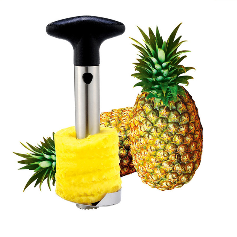 Mes Keuken Tool Roestvrij Fruit Ananas Corer Slicer Peeler Snoeier Cutter Best Selling Ananas Snijmachines