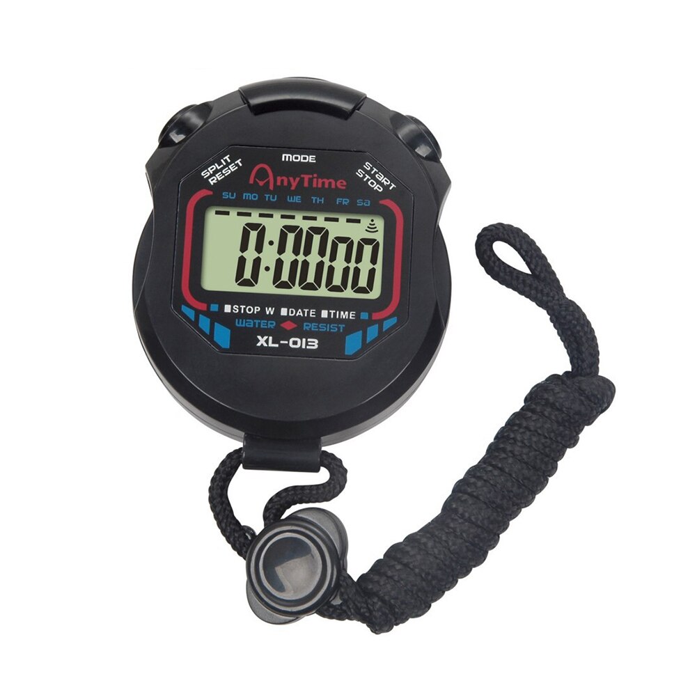 Portable Digital Stopwatch Sports Timer Home Kitchen Cooking Timing Count up Manual Electronic Countdown Study Sleep Stopwatch