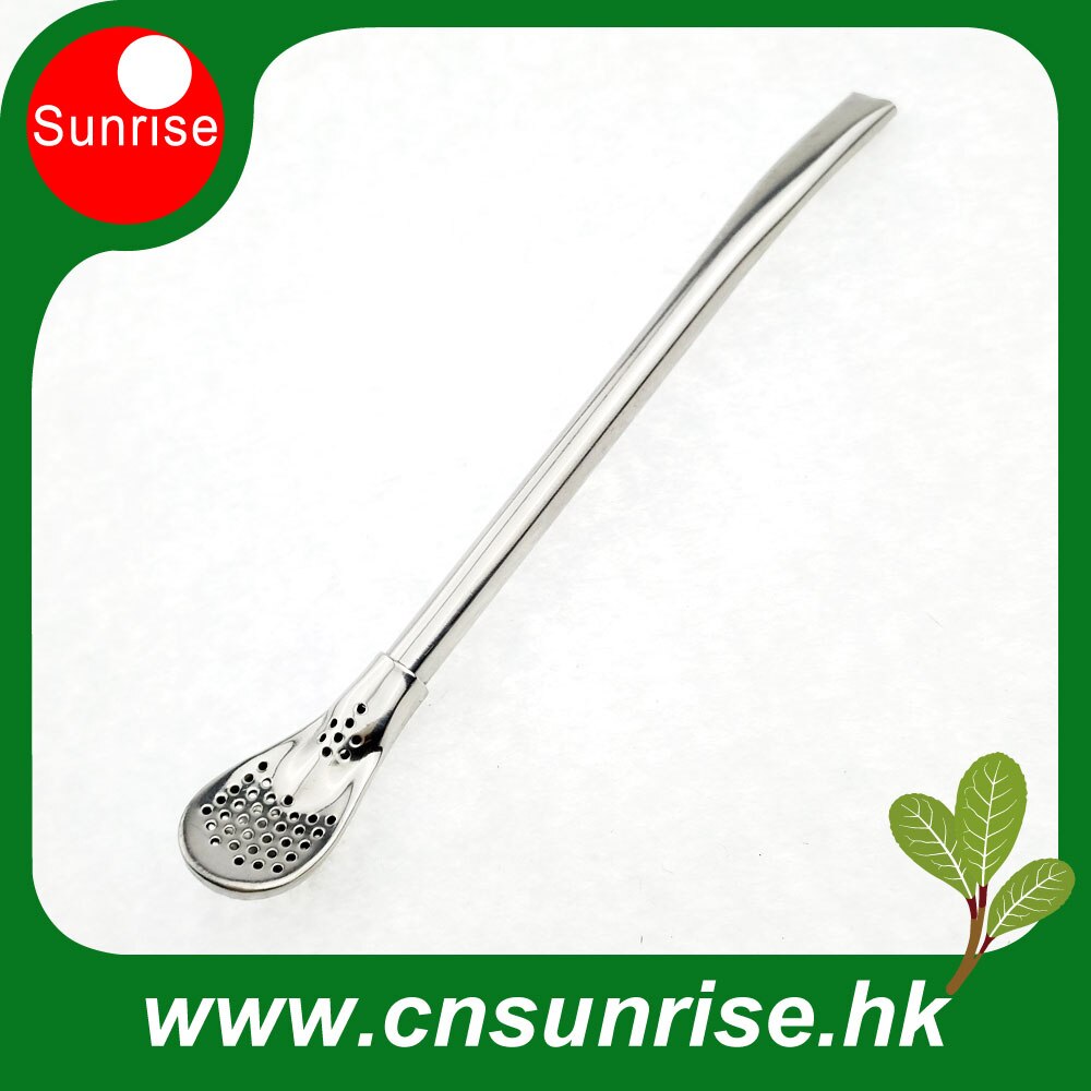 50PCS/Lot Short Curved 12.5CM Stainless Steel Yerba Mate Drinking Straw Siutable For Children MB012-125