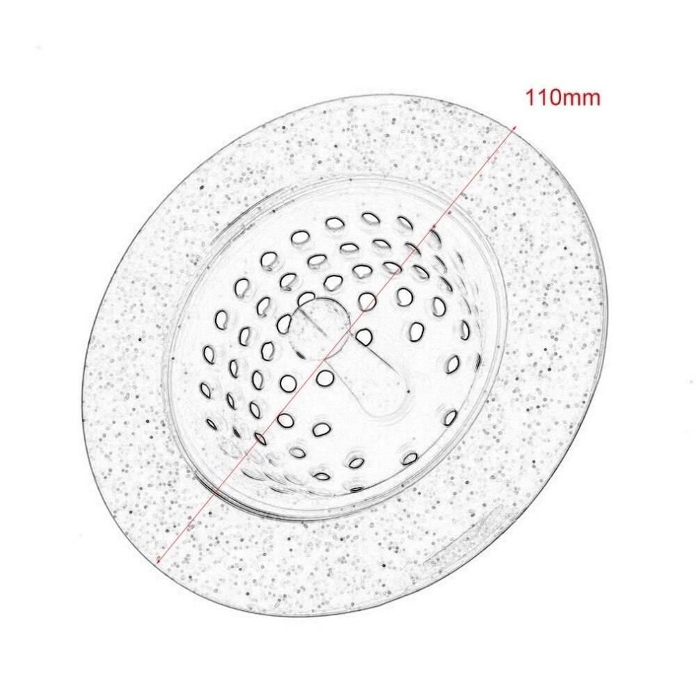 Practical Silicone Home Kitchen Bathroom Round Shape Floor Drain Cover Plug Anti-blocking Water Hair Catcher Filter Strainer