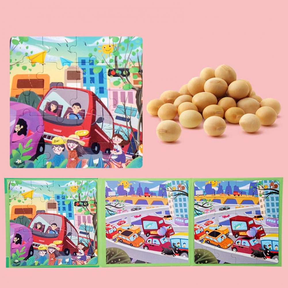 Diy Magnetische Cartoon Puzzel Kid Kinderen Puzzel Spelletjes Vroege Educatief Speelgoed