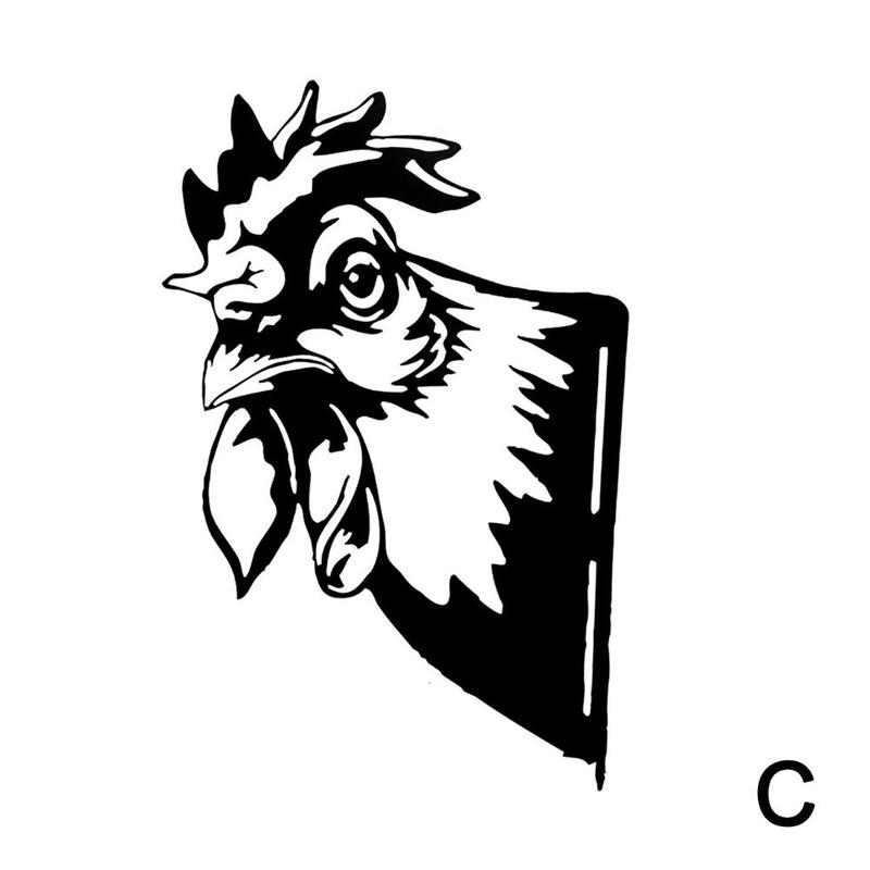 Statue en métal de vache en forme de taureau, décoration de jardin pour cour, ornement de pelouse, marron, signe d&#39;arbre de manoirs, Garde: Rooster