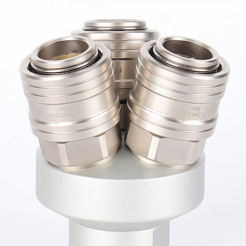 Quick Connector Air Compressor Manifold 2 Way 3 way Quick Connect Multi Hose Coupler Fitting with High Strength