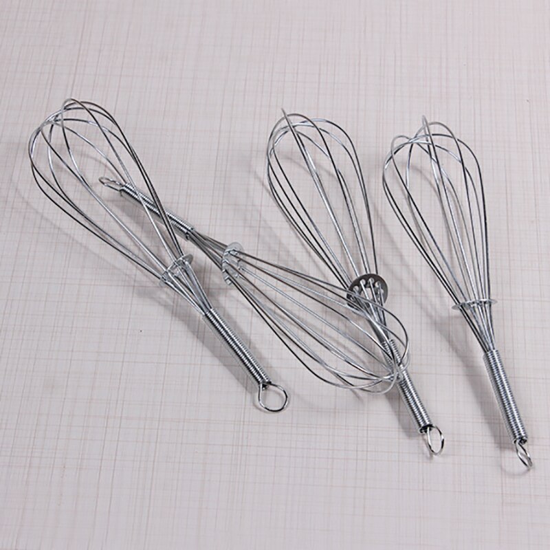 Stainless Steel Whisk Mixer Egg Beater Silicone Egg Beaters Kitchen Tools Hand Egg Mixer Cooking Foamer Drink Whisk Mixer