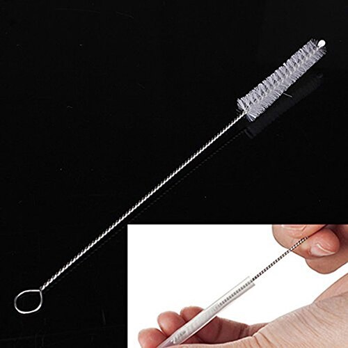 10Pcs Roestvrij Staal Schoonmaken Drinken Pijp Borstel Stro Cleaner Keuken Tool