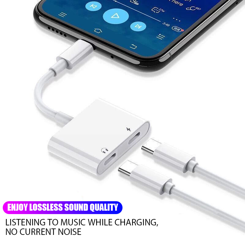 USB Type C naar 3,5 mm vrouwelijke hoofdtelefoonaansluiting Adapter USB C naar Aux-audiokabel Snoer voor iPhone 15 Plus 15 Pro Max iPad Pro MacBook