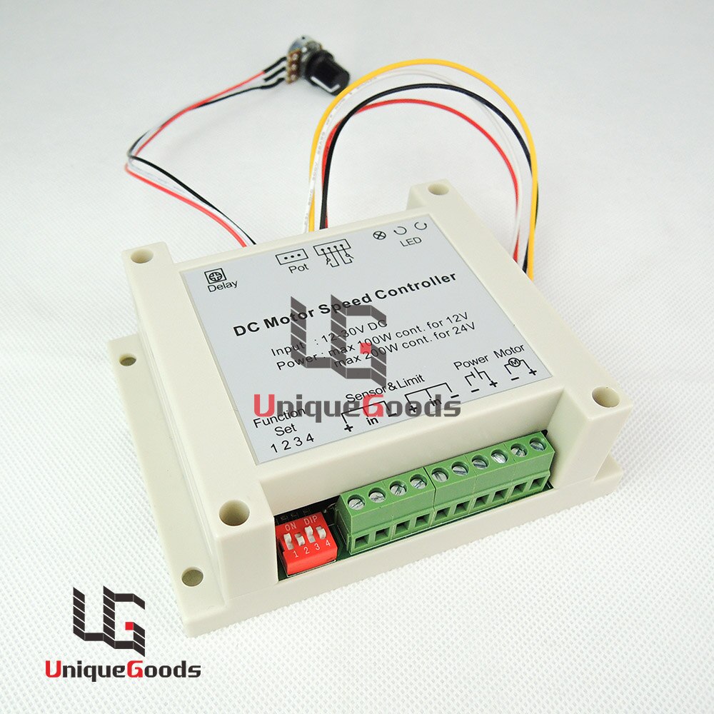 12V 24V 30V Multifunctional DC Motor Controller Switch Automatic Reversal DC motor Control for SCM PLC and other upper control