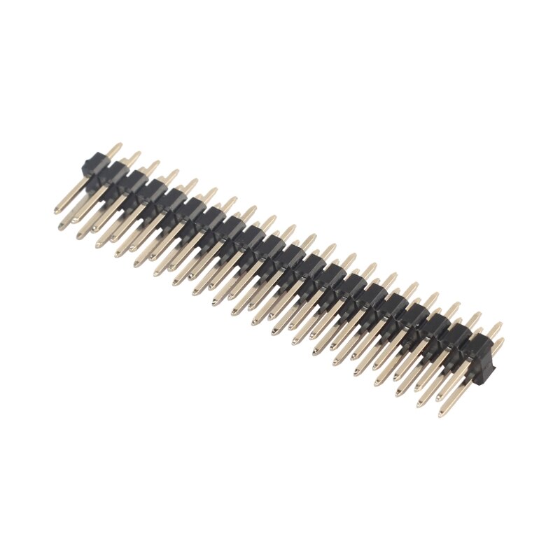 5 stk break-away 0.1 " 2 x 20- pin strip dobbelt hanhoved til hindbær pi zero gpio  l41f