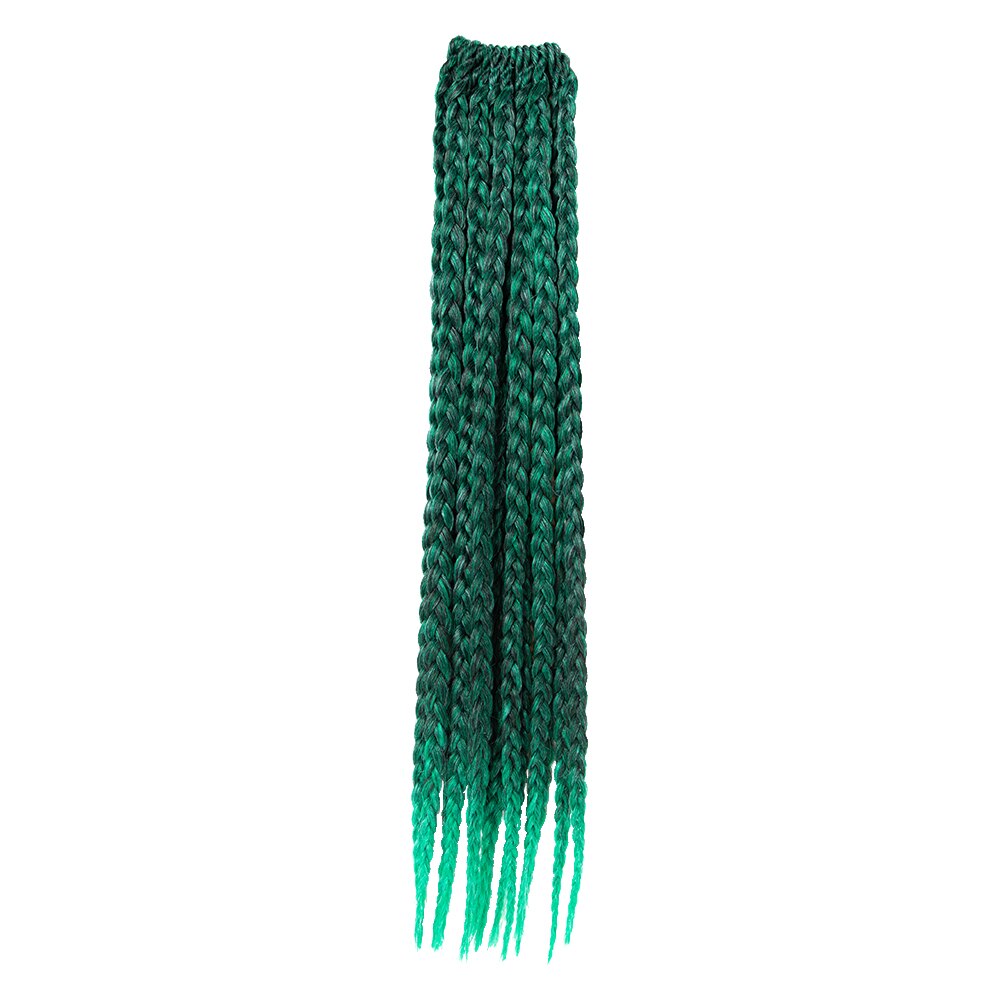 Tresses synthétiques au Crochet ombré rose arc-en-ciel, cheveux longs pour tresses africaines