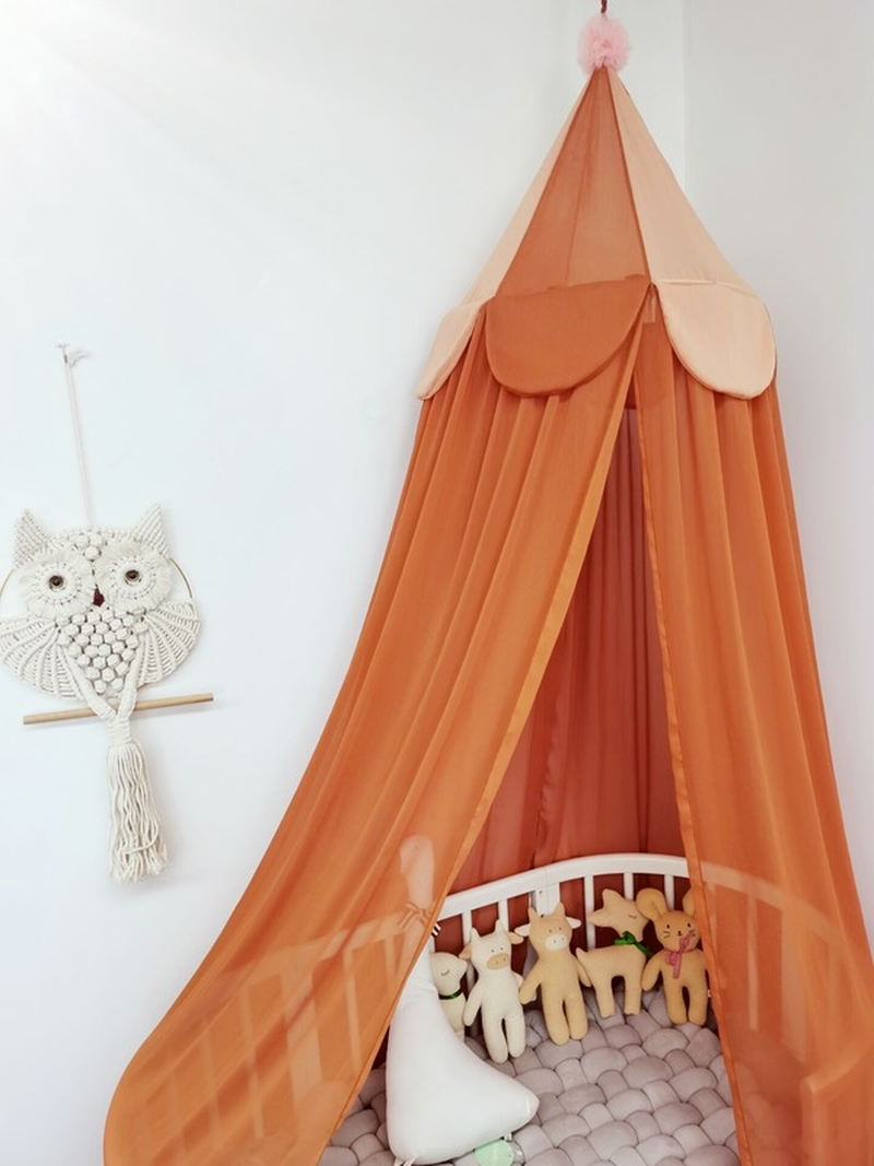 Babybedje Klamboe Opgehangen Dome Bed Canopy Gordijn Beddengoed Netting Kids Kinderen Speelhuis Tent Kamer Decoratie