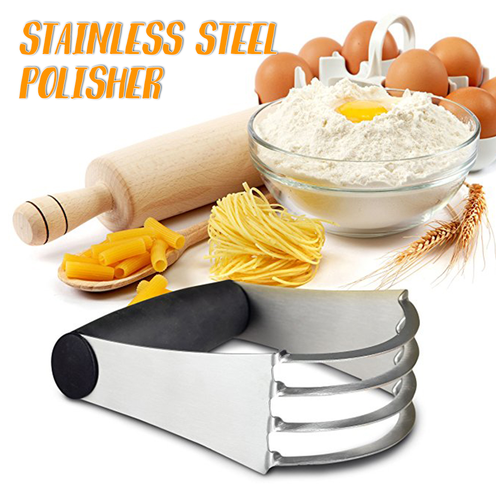 Manual Dough Blender Flour Mixer Butter Blender Stainless Steel Butter Press Baking Tools Pastry Blender Stirrer Dough Cutter