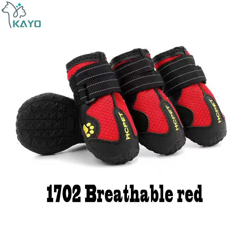 Hondenschoenen Waterdichte antislip regenlaarzen Warme sneeuw Reflecterend voor kleine grote huisdieren Sporttraining Bescherm huisdiervoeten 4 stuks: XS / Blauw