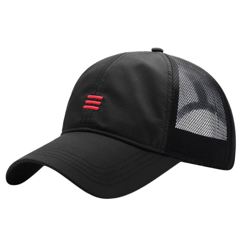 Gorra de béisbol transpirable para hombres y mujeres, sombrero de béisbol de malla lisa, Casual, sombreros para hombres y mujeres, ropa informal estilo Hip Hop, para exteriores: A5B