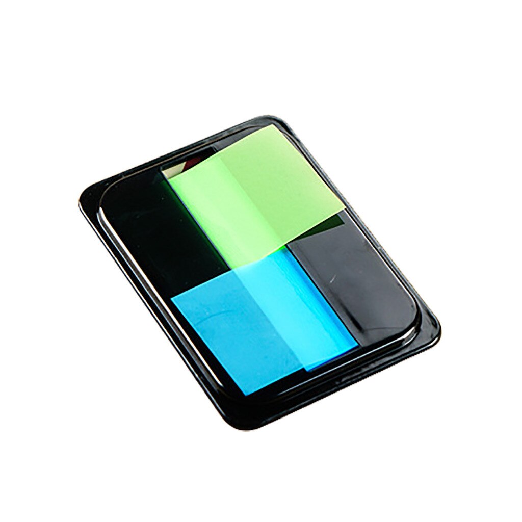 Fluorescence colour Self Adhesive Memo Pad Sticky Notes Bookmark Point It Marker Memo Sticker Paper Office School Supplies: A