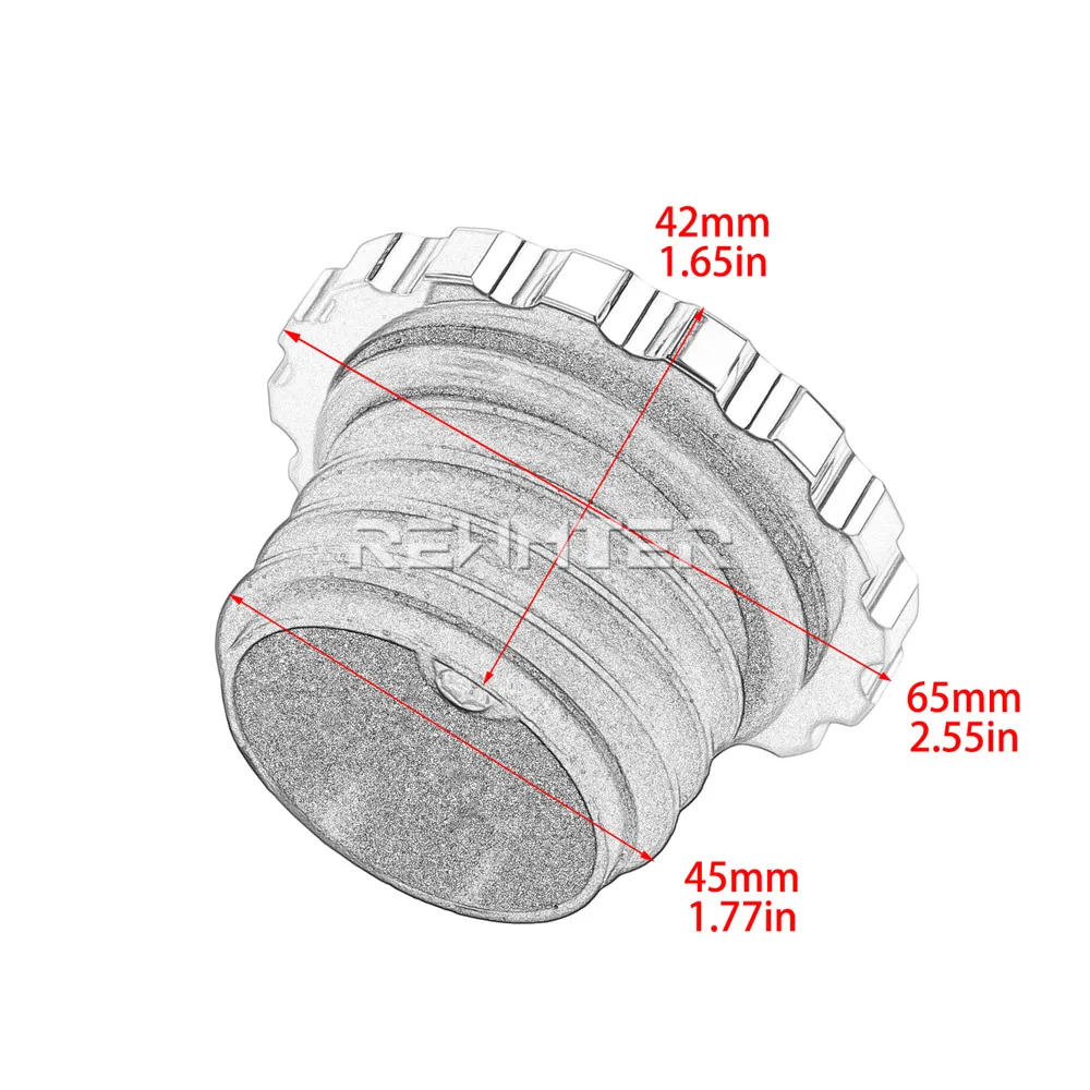 Motorcycle CNC Aluminum Fuel Gas Tank Vented Decorative Oil Cap For Harley Touring Road King Softail Dyna Sportster XL 1200 883