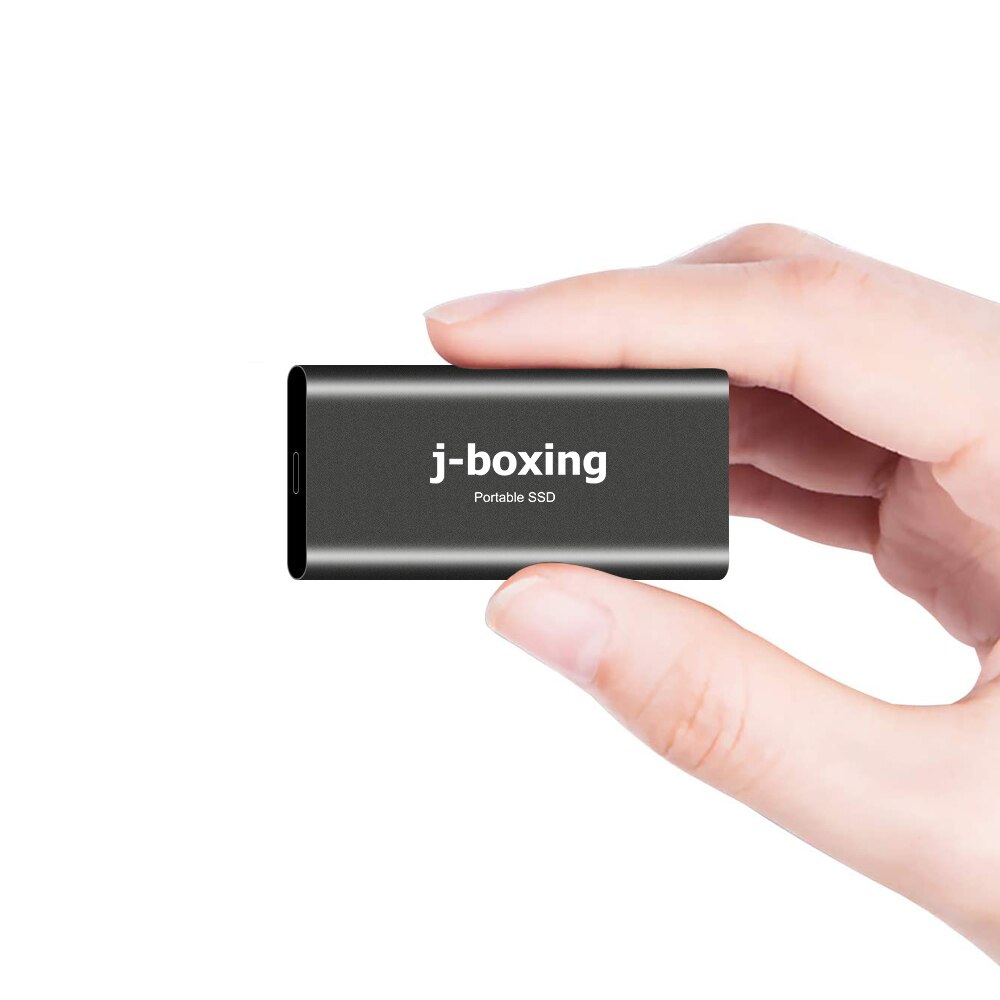 J-boxing External SSD 64GB Portable SSD High-Speed 128GB 256GB Solid State Drive, Read up to 200MB/s &amp; Write up to 120MB/s Black