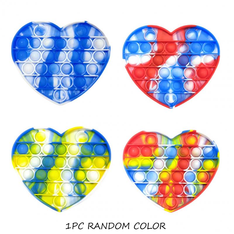 Relieve stress sensory toys children adults relax ainbow Push It Bubble Antistress Toys: Types I