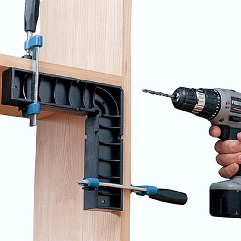 Bloc de positionnement à Angle droit en plastique, Clip fixe à 90 degrés, règle à Angle droit, fixation auxiliaire de menuiserie
