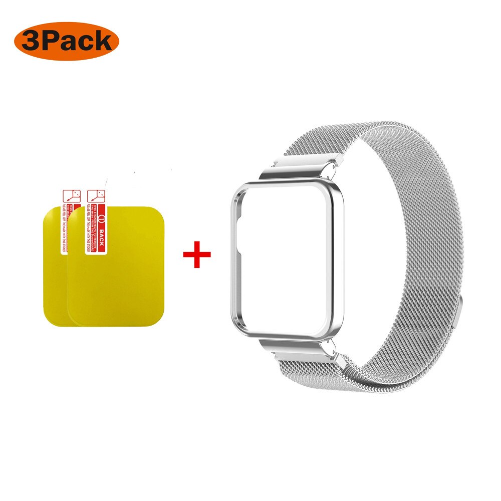Milanese pasek do zegarka Xiaomi Mi Lite inteligentny zegarek metalowa rama Protector Case bransoletka Watchband do zegarka Redmi 2 Lite Correa: 5 / Mi Watch Lite