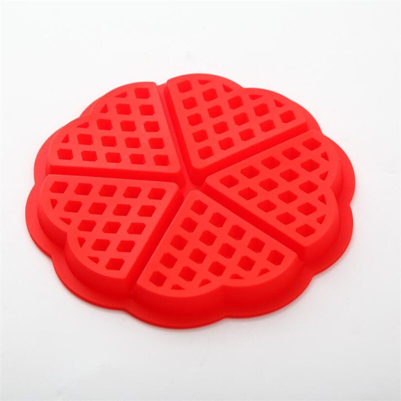 Silicone Baking Mold Waffle Mold Baking Tray Diy Module Kitchen Cooking Cake Making Tool Chocolate Mold Tray: Default Title