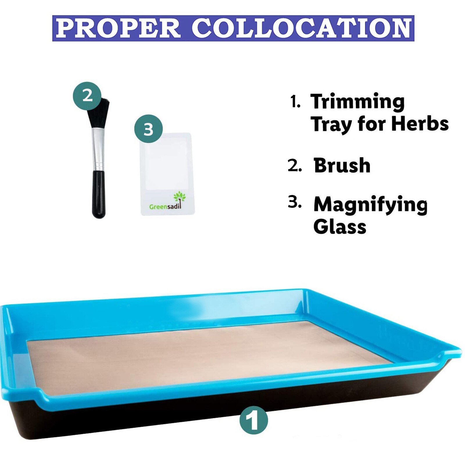 Outdoor Harvest Trim Tray Trimming Bin Set Camping Harvest Collector Grow Trim Tray And Trimming Scissors Set For Buds And Herb: C