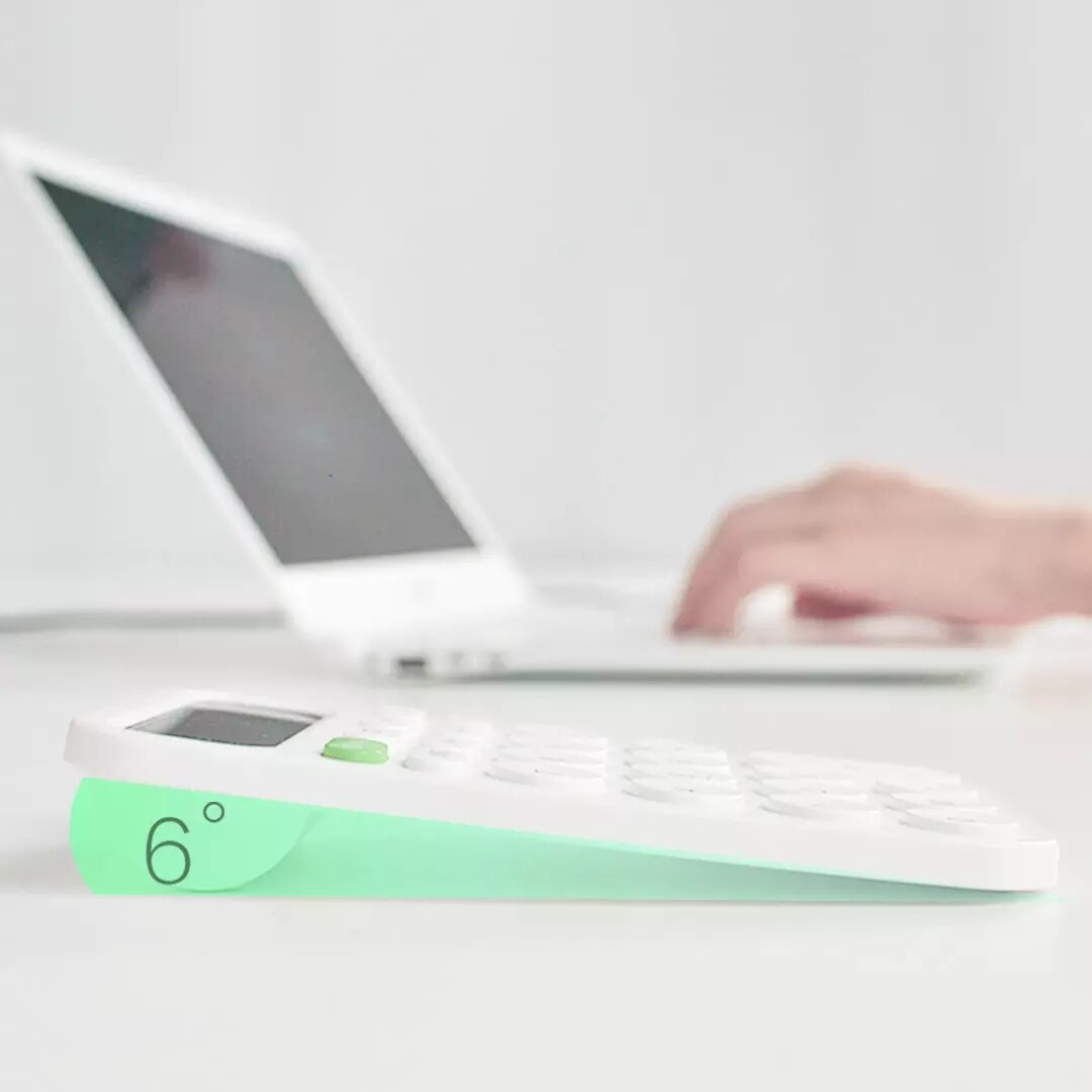 Miiiw Portable Calculator LED 12-digit Display Simple Home Office School Mini Pocket Electronic Calculator